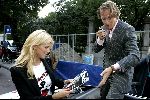 Amsterdam 25 augustus 2004
Presentatie nieuwe blad Zuid .
Jort Kelder en Estelle Gullit