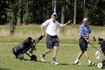 Eemnes 1 augustus 2004
Golfen voor een goed doel op  golfclub de Goyer.
Freek de Jonge en Gerard ten Velden
