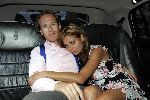 Amsterdam 25 augustus 2004
Presentatie nieuwe blad Zuid .
Georgina Verbaan met Jort Kelder in limousine