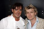 Loosdrecht 31 augustus 2004
Persconferentie Gerard Joling bij Zin in Loosdrecht.
Gerard Joling met   Hans Klok