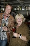 Bloemendaal 31 augustus 2004
Feestje radio Veronica in strandtent Vroeger.
Tineke de Nooy en Gijs Staverman