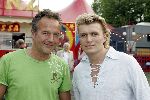 Amsterdam 3 augustus 2004
Premiere circus Renz. 
Hans Klok met vriend