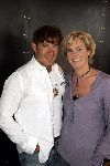 Loosdrecht 31 augustus 2004
Persconferentie Gerard Joling bij Restaurant Zin.
Irene Moors en  Gerard Joling