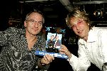 Bloemendaal 31 augustus 2004
Feestje radio Veronica bij strandtent Vroeger.
Adam Curry  en Jeroen v Inkel