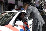 Amsterdam 25 augustus 2004
Presentatie nieuwe blad Zuid .
Jort Kelder met Politie