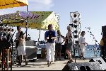 Curacao 13 augustus 2004
Marco Borsato optreden op Mambo Beach. 
Soundcheck!!