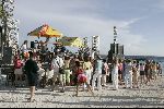 Curacao 13 augustus 2004
Marco Borsato optreden op Mambo Beach. 
Soundcheck!!