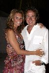Curacao 13 augustus 2004
Marco Borsato optreden op Mambo Beach.  
Marco  met Leontine Borsato