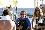 Curacao 13 augustus 2004
Marco Borsato optreden op Mambo Beach. 
Soundcheck!!