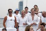 Amsterdam7 augustus 2004
Gay Parade Amsterdam.Gerard Joling Mike de Boer Christian Looman en Bart Ettekoven