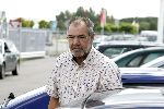 Hoofddorp 28 augustus 2004
Nico Zwinkels boodschappen doen in Mercedes