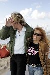 Bloemendaal 31 augustus 2004
Feestje radio Veronica bij strandtent Vroeger.
Adam Curry met Patricia Paay