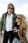 Bloemendaal 31 augustus 2004
Feestje radio Veronica bij strandtent Vroeger.
Adam Curry met Patricia Paay
