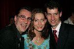 Den Haag 30 augustus 2004
Premiere Passion in schouwburg Den Haag.
Pia Douwes  met broers 
Peter Smulders bv