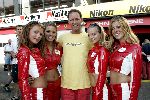 Zandvoort 7 augustus 2004
Piet Paulusma op circuit zandvoort met Marlboro promotieteam