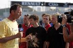 Zandvoort 7 augustus 2004
Piet Paulusma met zijn zonen op circuit zandvoort