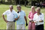 Eemnes 1 augustus 2004
Golfen voor een goed doel op  golfclub de Goyer.
Pieter Storms Otto Lenselink en man Annemarie Jorritsma
