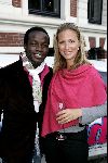 Amsterdam 25 augustus 2004
Presentatie nieuwe blad Zuid .
Regilio Tuur met Fabienne de Vries