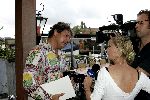 Loosdrecht 31 augustus 2004
Persconferentie Gerard Joling bij Restaurant Zin.
Rene Froger