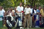 Zondag 8 Augustus 2004
Dutch KLM Open 2004 Golf
Free drop van Robert Jan Derksen op hole 18