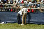 Zondag 8 Augustus 2004
Dutch KLM Open 2004 Golf
Free drop van Robert Jan Derksen op hole 18
Referee