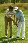 Lage Vuursche 9 Augustus 2004
Robert Jan Derksen met 3 prijswinnaars van TaylorMade
Georganiseerd door Golfers Magazine