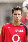 Amsterdam 31 juli 2004 
Robin v Persie tijdens traing bij Arsenal