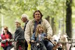 Amsterdam 25 augustus 2004
Steven Beek op fiets met dochter