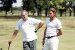 Eemnes 1 augustus 2004
Golfen voor een goed doel op  golfclub de Goyer.
Winston Gerschtanowitz en Frank Wisse