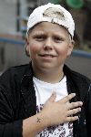 Hilversum 3 augustus 2005
Andre Hazes jr  met tatoeage met as van zijn vader