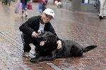 Hilversum 3 augustus 2005
Andre Hazes jr  met  hond