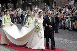 Noordwijk 27 augustus 2005
Trouwen Prins Pieter Christiaan en Anita v Eijk.
Anita met vader