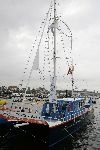 Amsterdam 20 augustus 2005
Koningin Beatrix doopt Beatrix catemaran voor het prinses Beatrix fonds op Sail 2005.
