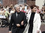 Venlo 29 augustus 2005
Begrafenis Glenn Corneille in Venlo.
Ben Cramer met zijn vrouw