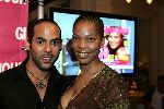 Amsterdam 31 augustus 2005
Presentatie Glamour en Lady card in Amstel hotel.
Carolina Dijkhuizen met .. Chundro
