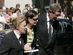 Venlo 29 augustus 2005
Begrafenis Glenn Corneille.
Zijn vrouw Chantal Nijssen