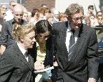 Venlo 29 augustus 2005
Begrafenis Glenn Corneille.
Zijn vrouw Chantal Nijssen