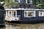 Amsterdam 18 augustus 2005
Woonboot van Chris Tates in Amsterdam