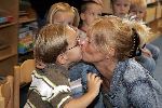 Fijnaart 23 augustus 2005
Christiaan Bauer voor het eerst naar school met broer Jan en Frans Bauer en Mariska Bauer