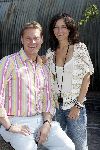 Amsterdam 17 augustus 2005
Perspresentatie rtl bij restaurant Rijk v Amsterdam.
Albert Verlinde en Daphne Bunskoek