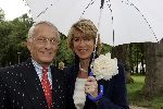 Apeldoorn 25 augustus 2005
Trouwen Prins Pieter Christiaan en Anita v Eijk.
...Fabius met Tineke de Groot