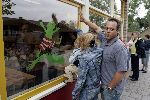 Fijnaart 23 augustus 2005
Christiaan Bauer voor het eerst naar school met broer Jan en Frans Bauer en Mariska Bauer