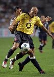 Amsterdam 27 juli 2005
Ajax-Arsenal 0-1 tijdens amsterdam tournament.
Freddy Ljungberg en Hedwiges Maduro