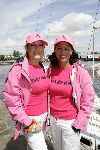 Amsterdam  4 augustus 2005
Presentatie zeilteam Maureen du Toit en Gallyon v Vessem bij Onassis aan het ij in amsterdam