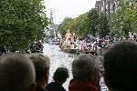 Amsterdam 6 augustus 2005
Gay parade door de grachten van Amsterdam.
 westertoren
