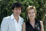 Amsterdam 17 augustus 2005
Perspresentatie rtl bij restaurant Rijk v Amsterdam.
Joris Lutz en Inge Ipenburg
