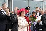 Amsterdam 20 augustus 2005
Koningin Beatrix doopt Beatrix catemaran voor het prinses Beatrix fonds op Sail 2005. Job Cohen