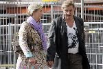 Amsterdam 8 augustus 2005
Johnny Logan met vriendin in Amsterdam