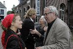 Aarle Rixtel 20 augustus 2005
Katja Schuurman met hoofddoekje en Piet Romer