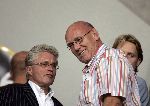 Amsterdam 27 juli 2005
Ajax-Arsenal 0-1 tijdens amsterdam tournament.
Kees Jansma en Jacques d Ancona
